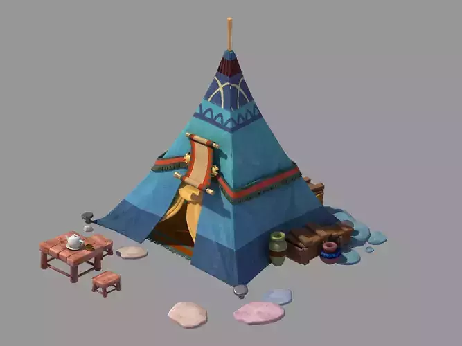 gAME Single-mouth tapering tent 03