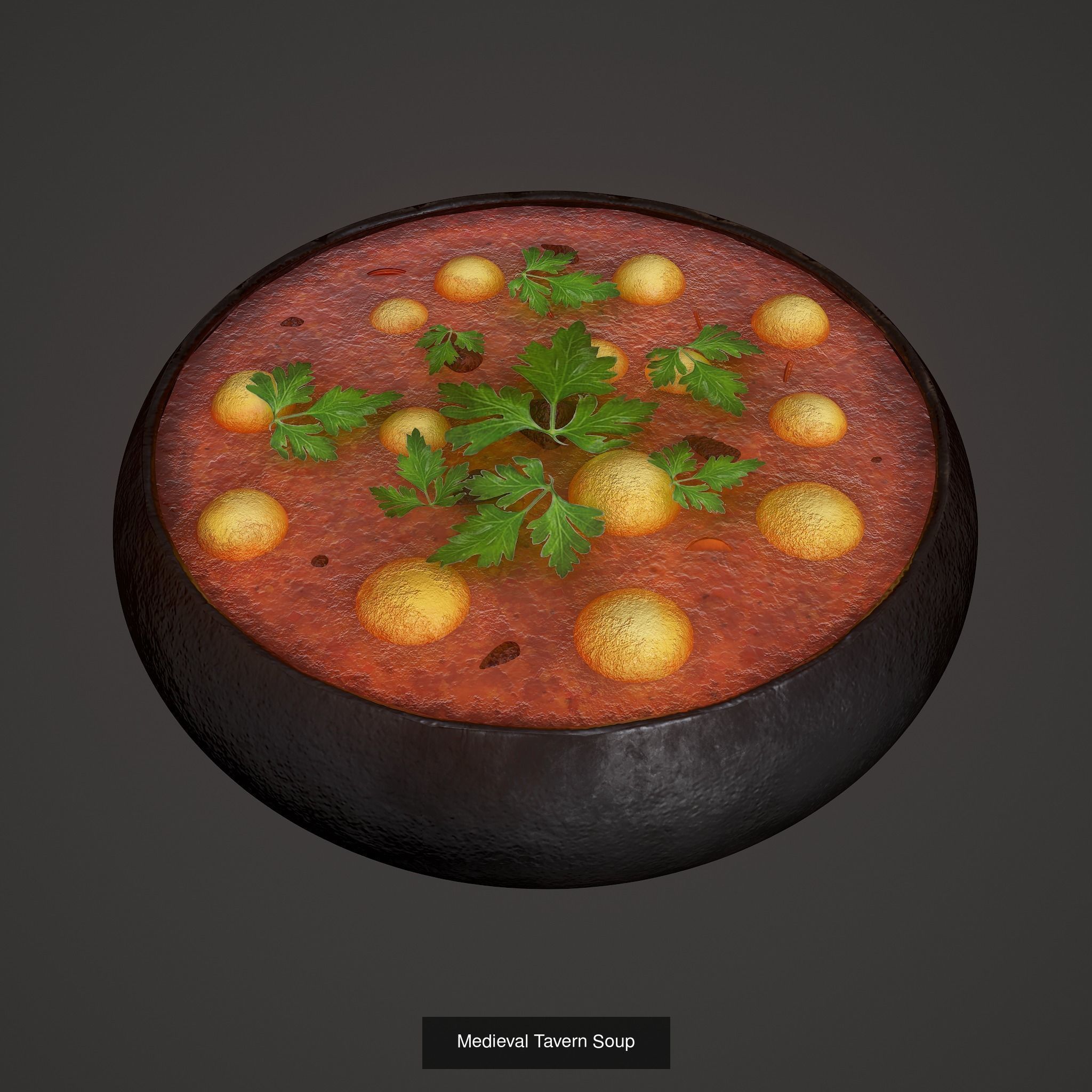 Medieval Food Pack 3D Model Collection_41