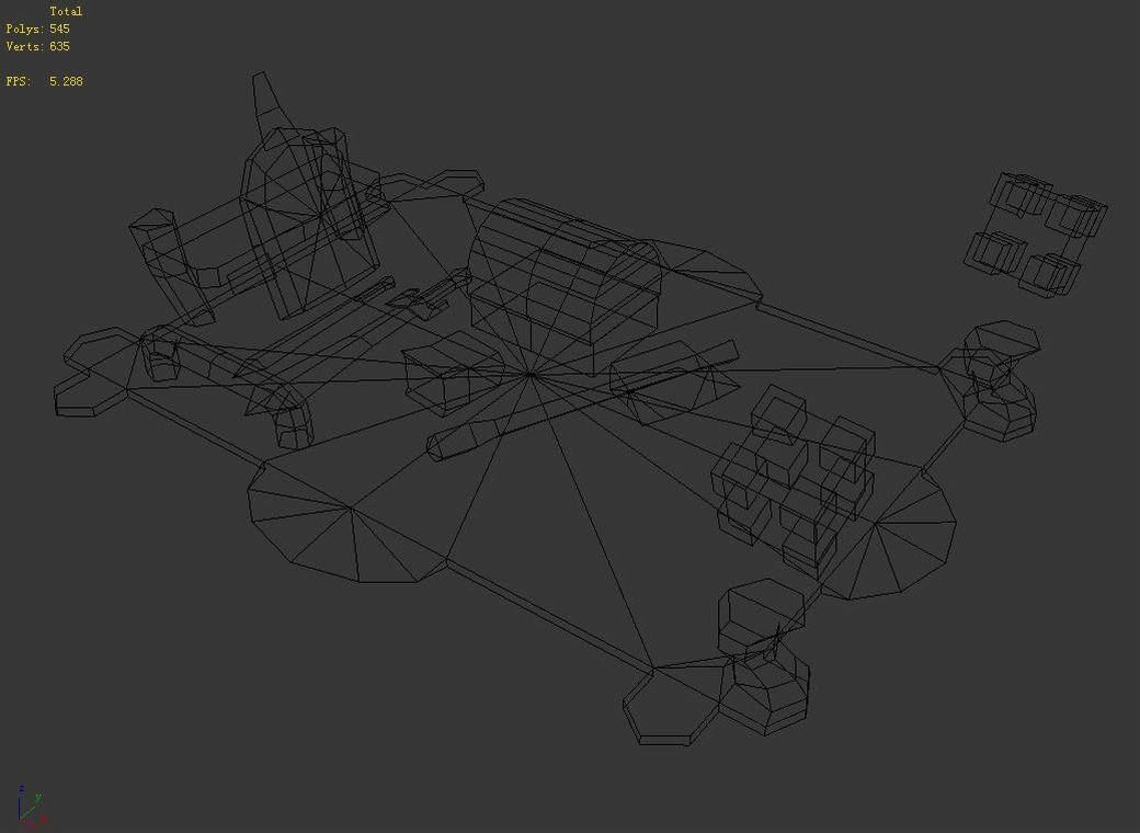 gAME Low-mode-VIP booth 3D model_4