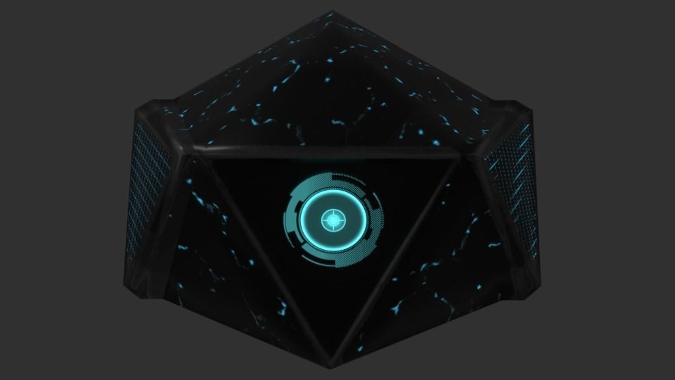 Drone - Obolon Low-poly 3D model_4