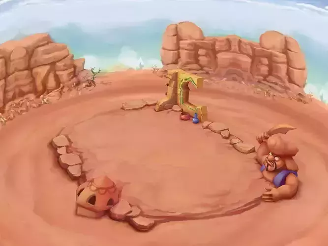 Game Low Modal - Aladdin Desert 03