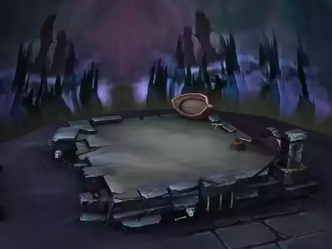 Game Low model - Snow White Castle 03