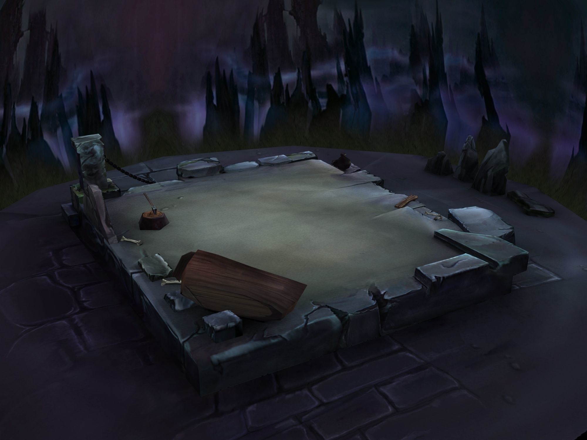 Game Low model - Snow White Castle 03 3D model_2