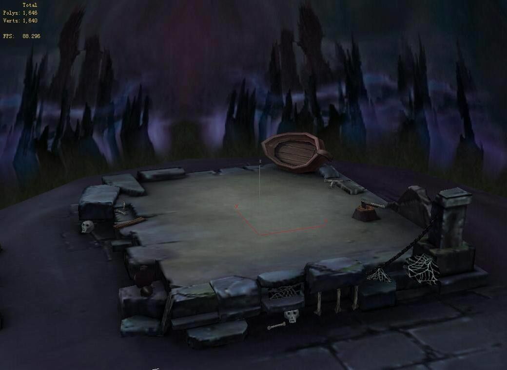 Game Low model - Snow White Castle 03 3D model_6