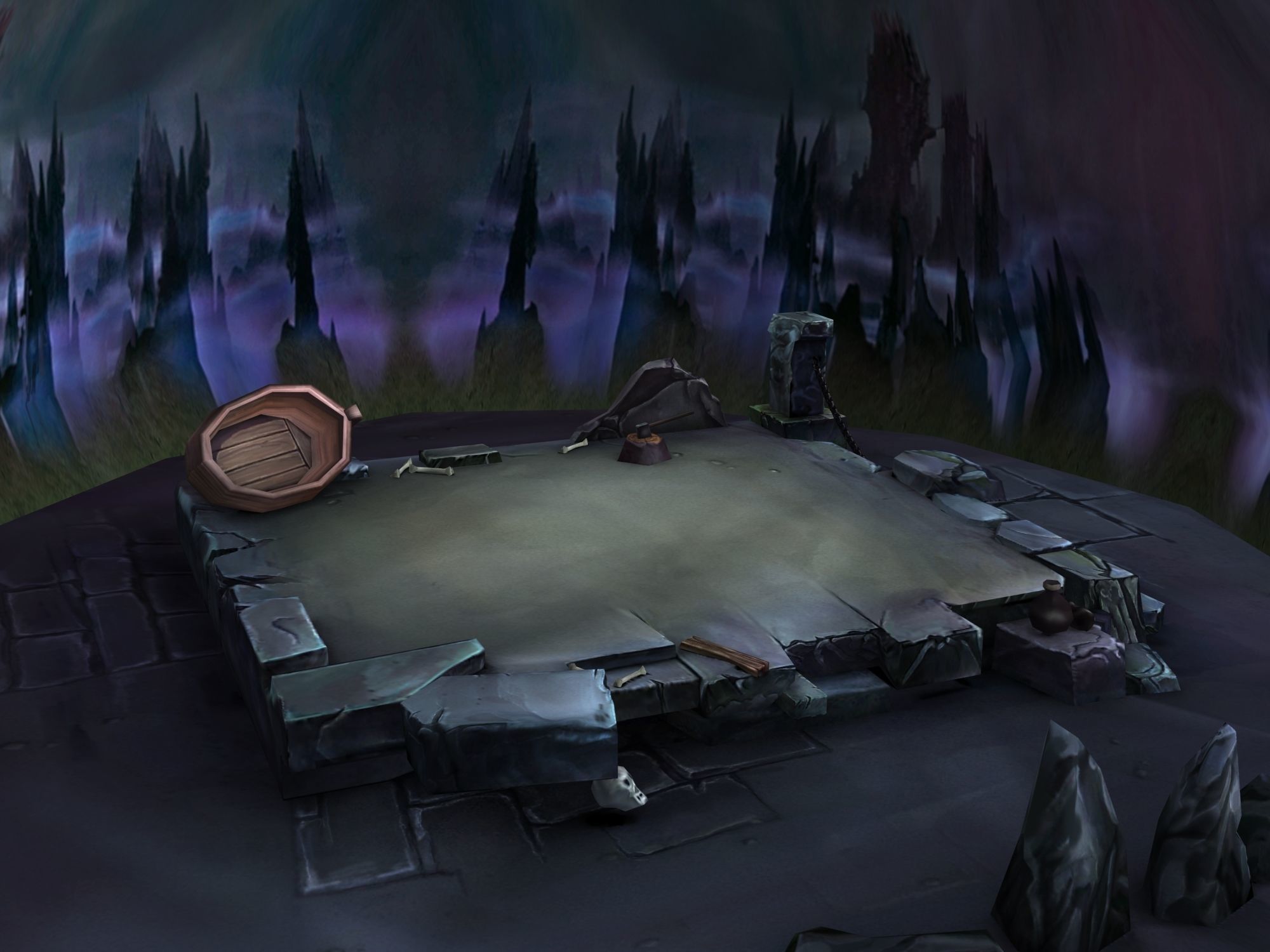 Game Low model - Snow White Castle 03 3D model_1