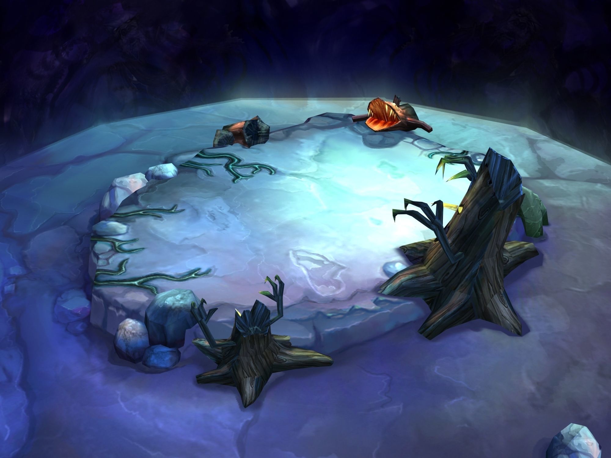 Game Low Model - Snow White Curses Forest 02 3D model_1