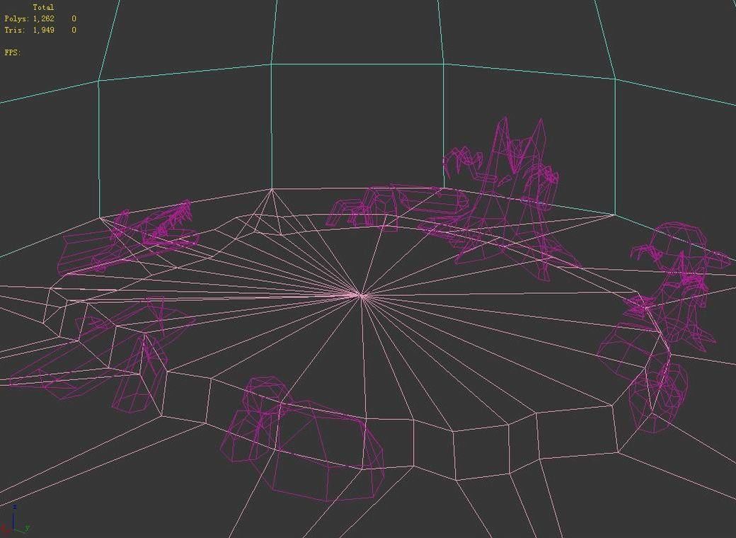 Game Low Model - Snow White Curses Forest 02 3D model_5