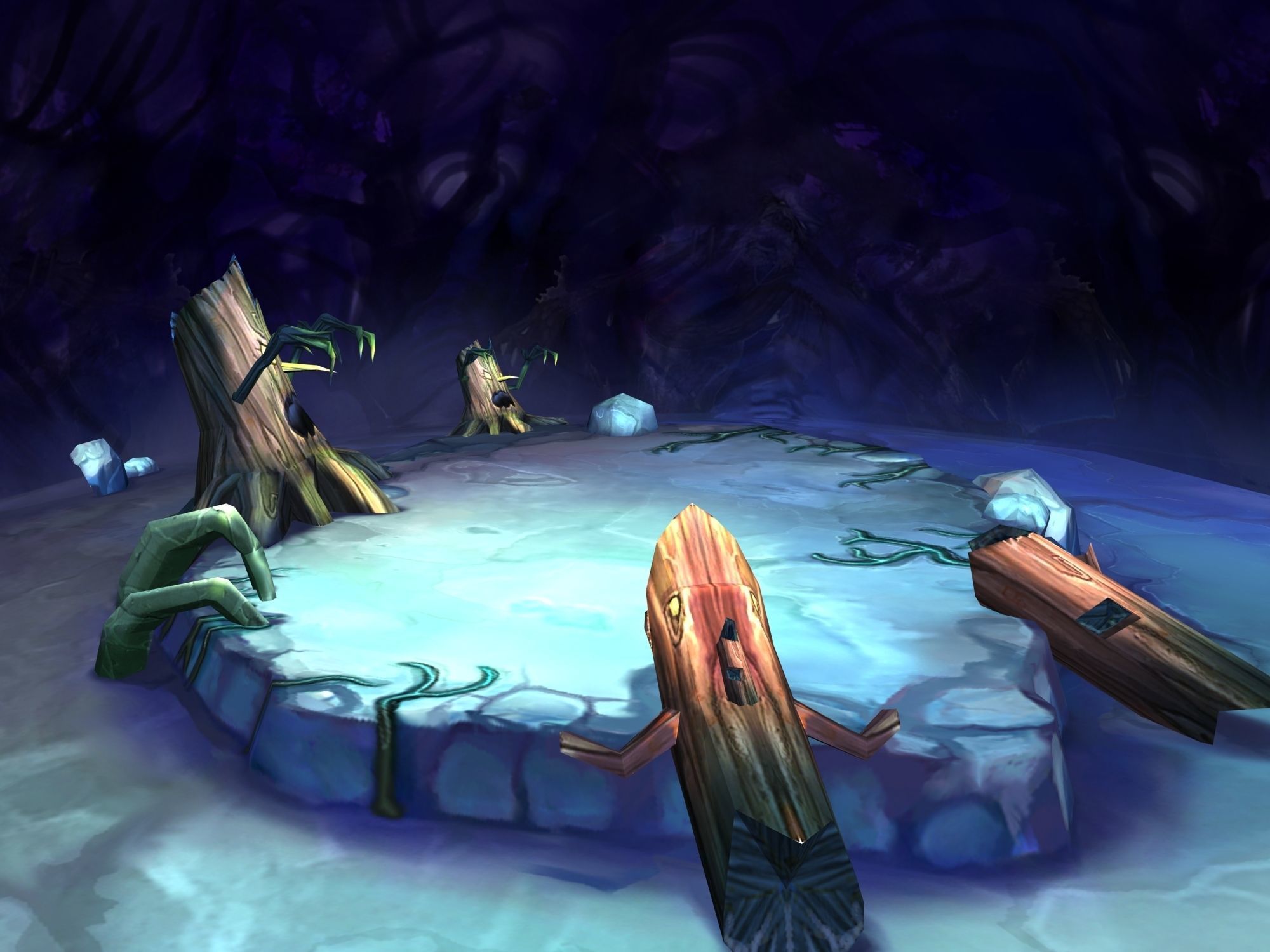 Game Low Model - Snow White Curses Forest 02 3D model_2