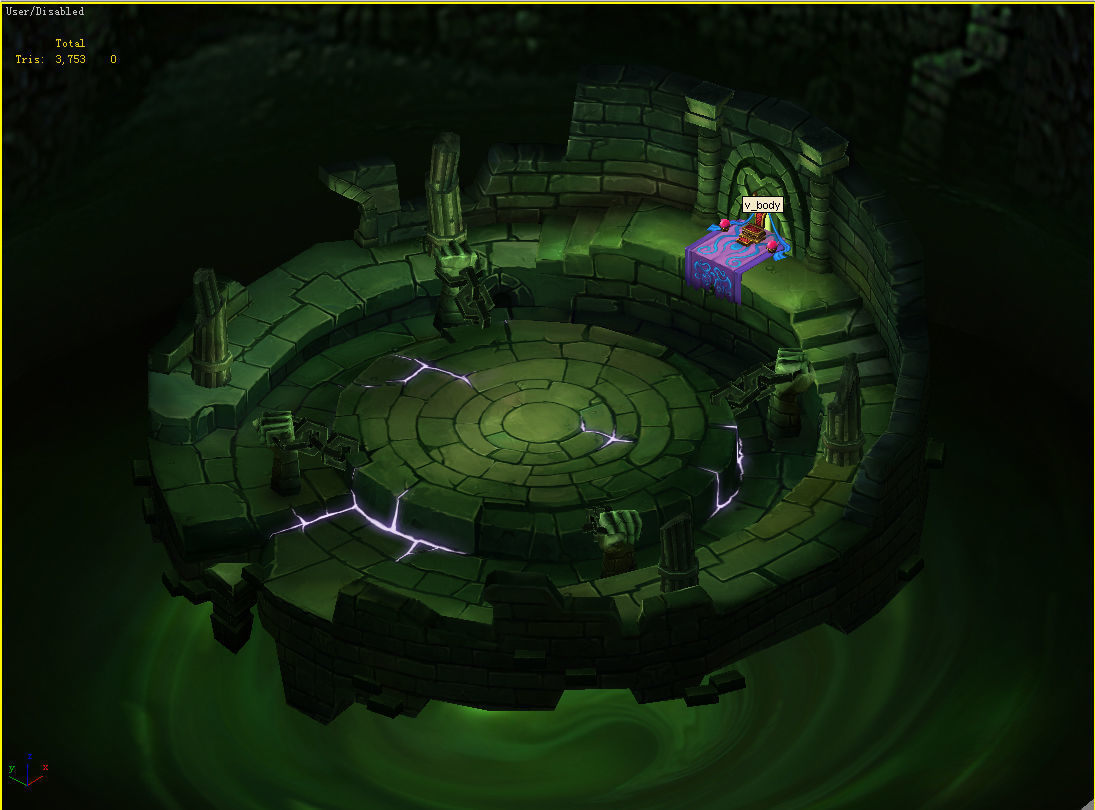 Game Low Mode - Sleeping Beauty Castle 02 3D model_3