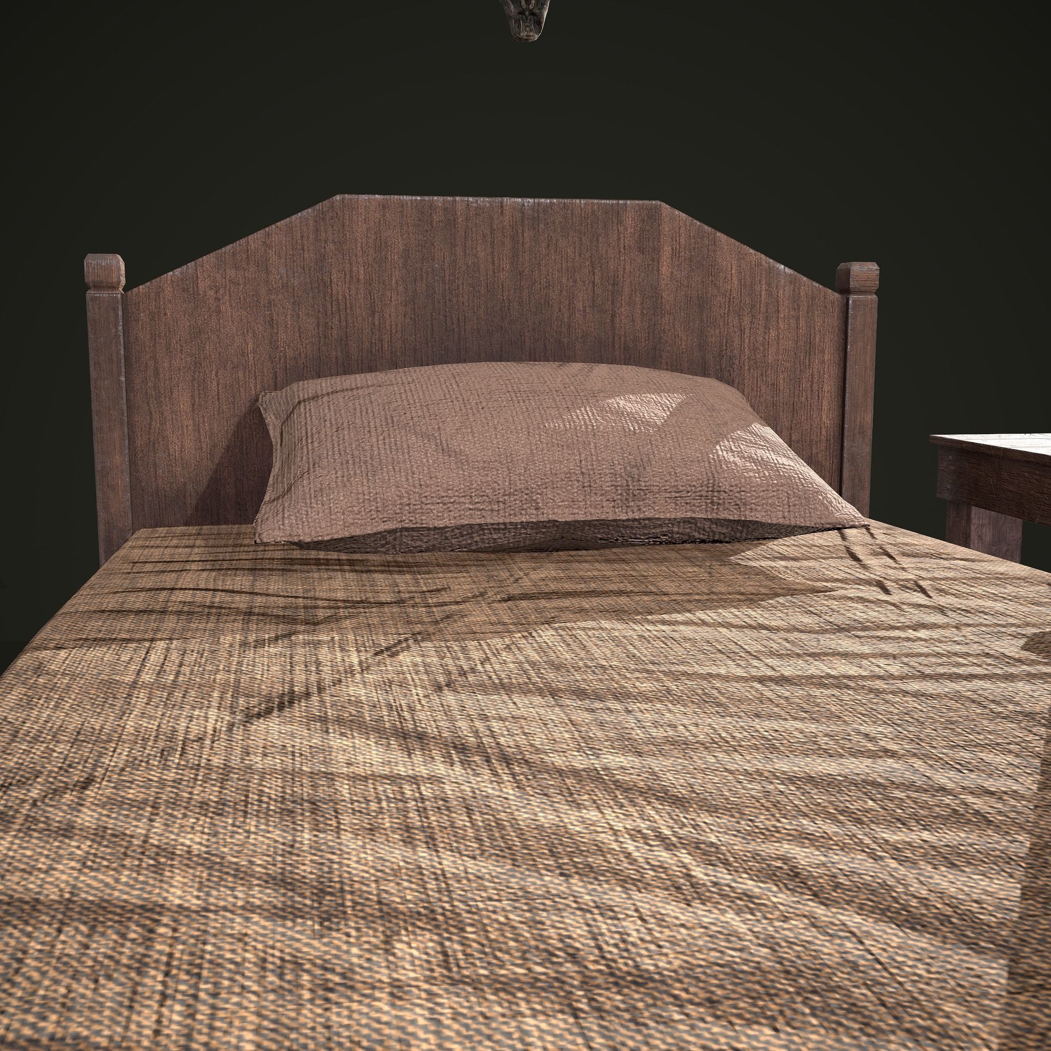 Medieval Tavern Bedroom Props Pack 3D Model Collection_32