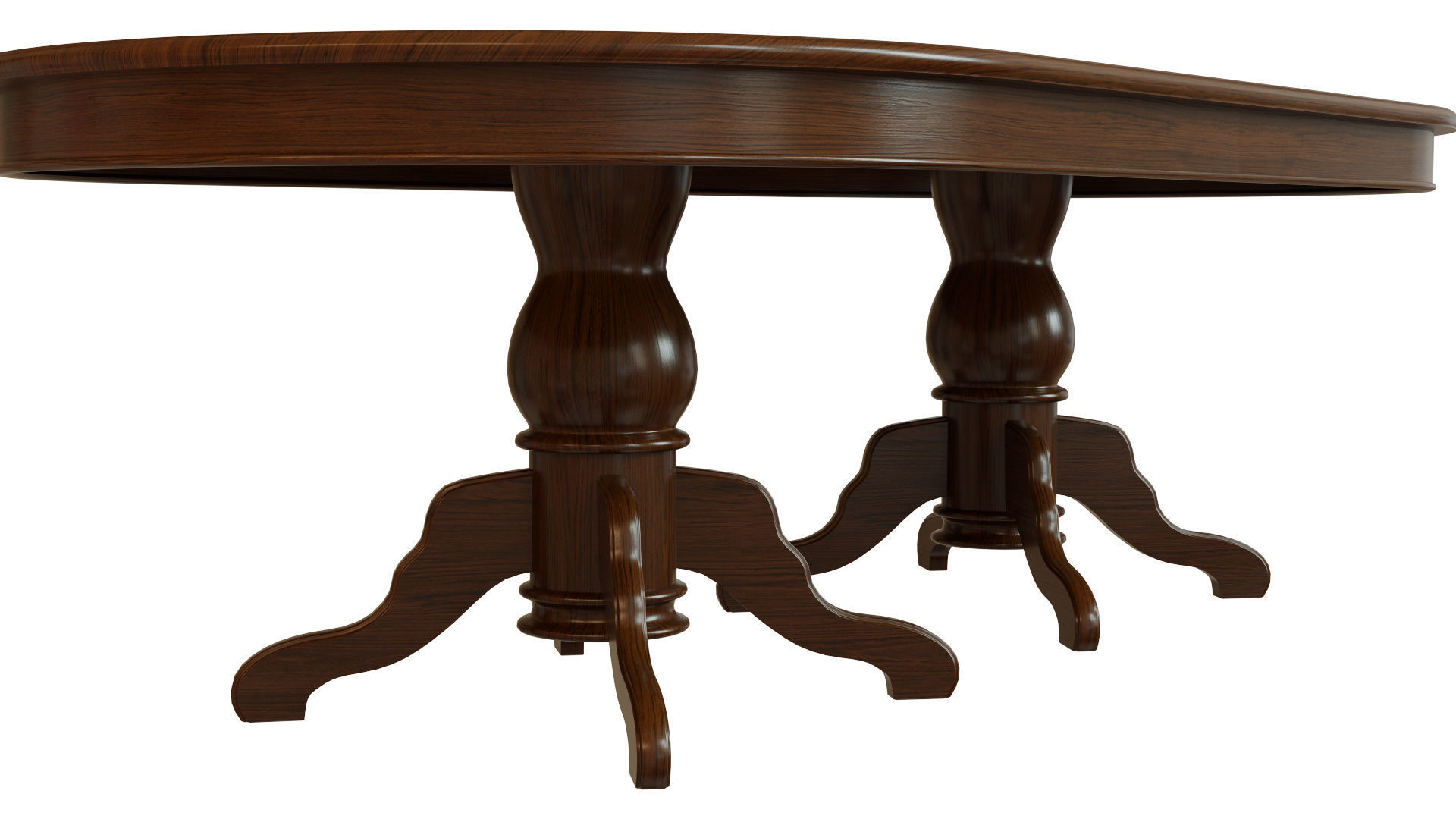 Wood table 2500 3D model_3