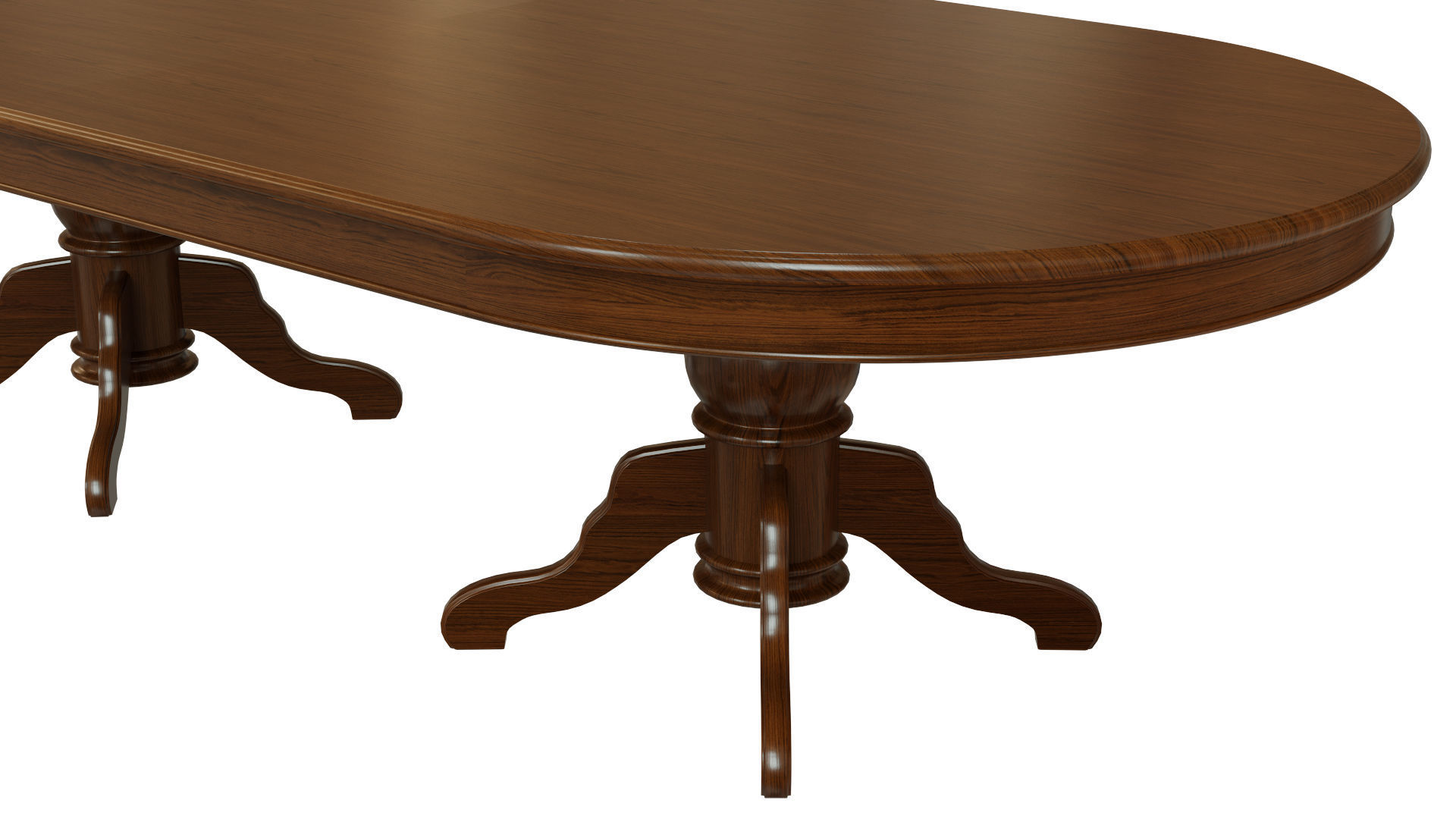 Wood table 3000 3D model_1