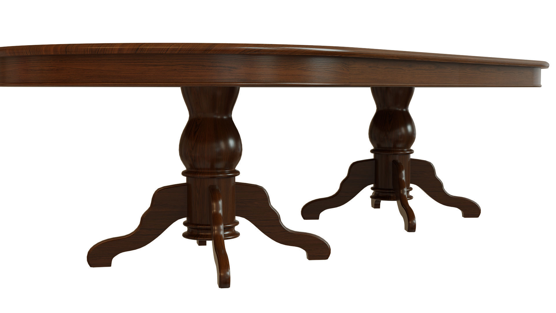 Wood table 3000 3D model_2