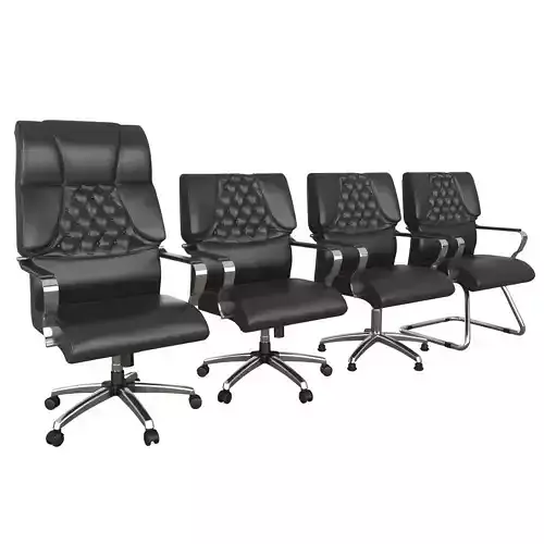 HITTITE OFFICE CHAIR SET 3D model
