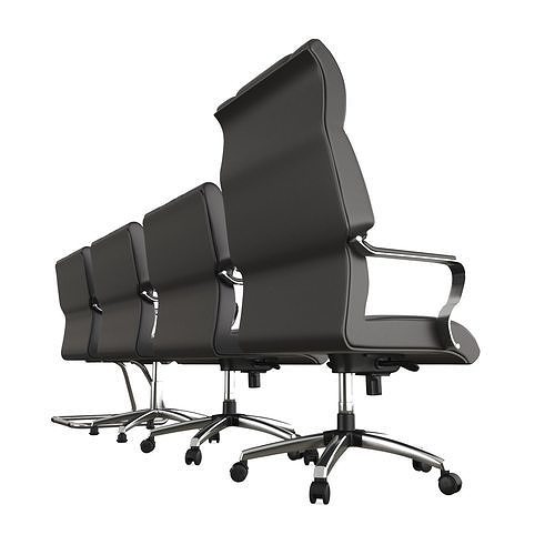 HITTITE OFFICE CHAIR SET 3D model 3