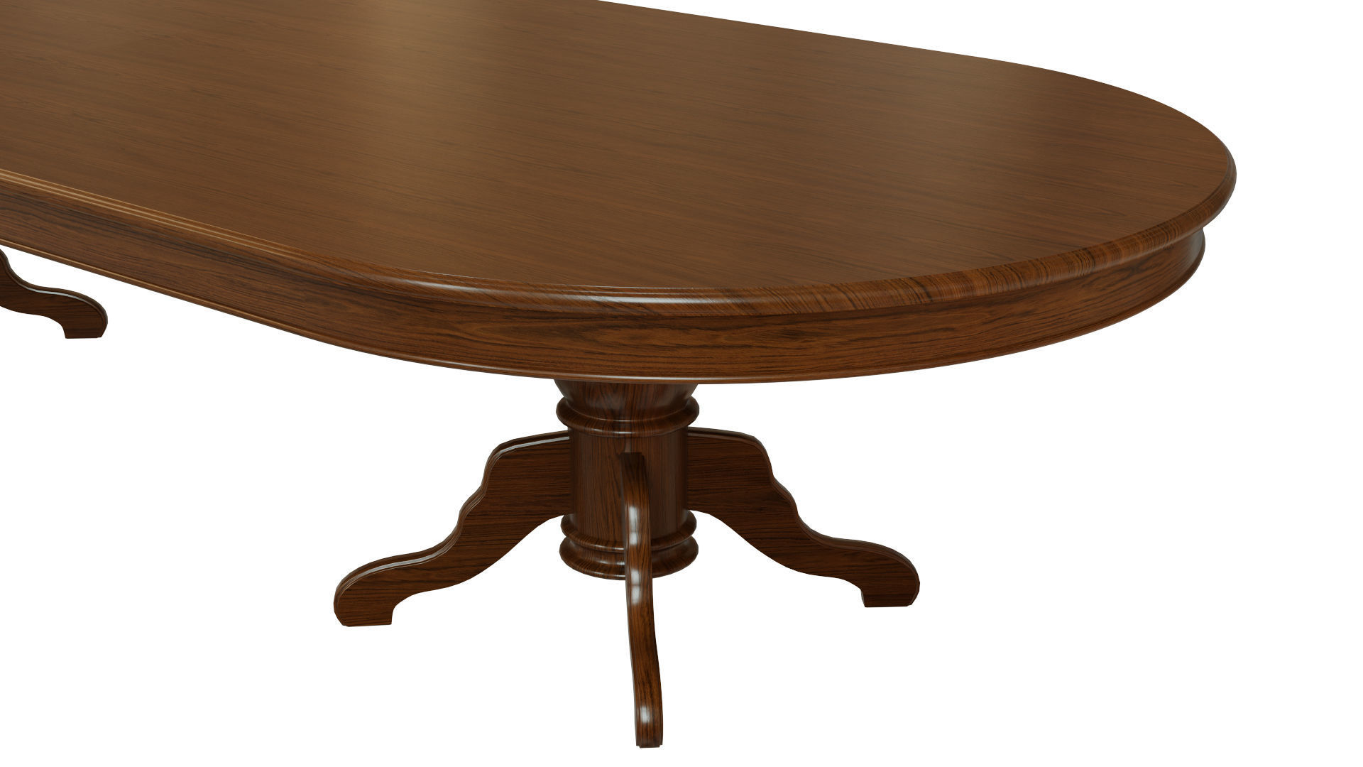 Wood table 3500 3D model_2