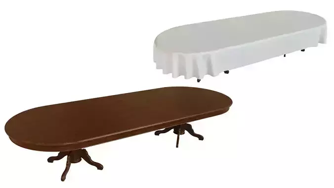 Wood table 3500  3D model