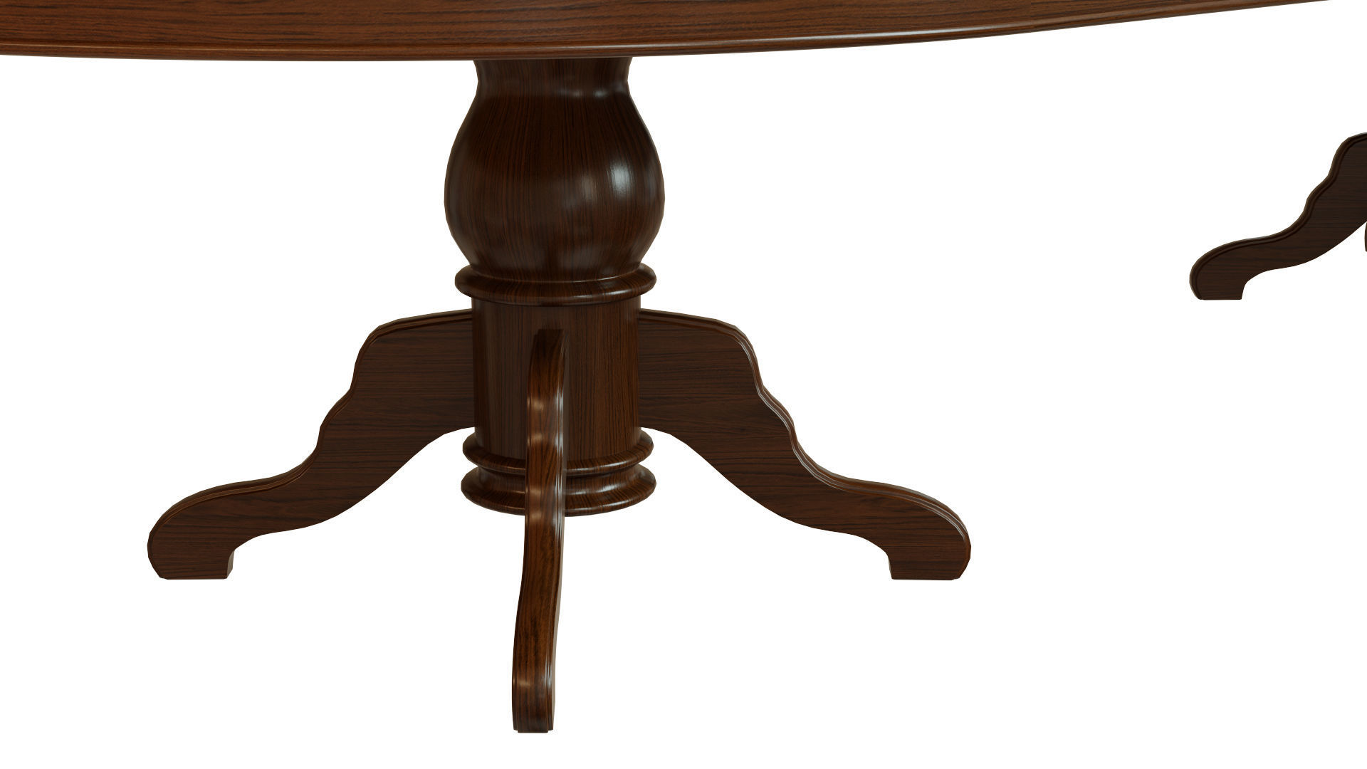 Wood table 3500 3D model_4