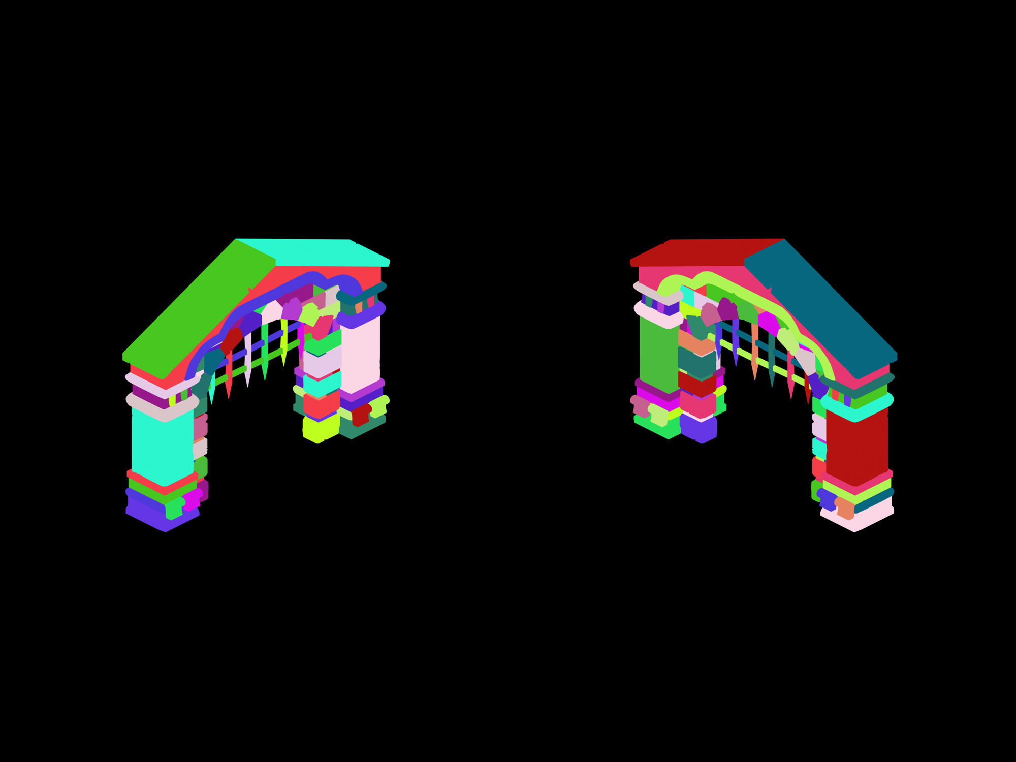 Game The Palace - Shimen 01 3D model_2