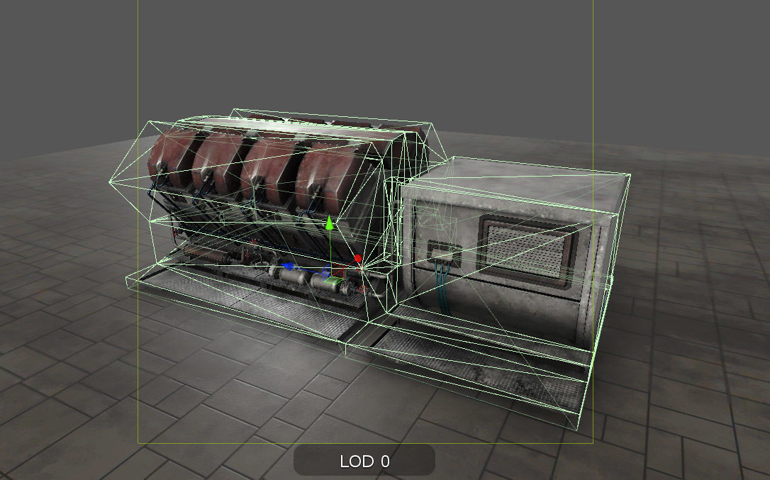 Machinery compartement devices for Unity 3D model_31