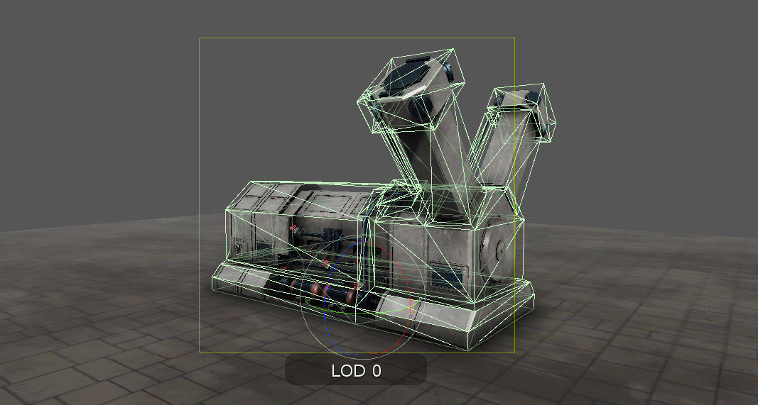 Machinery compartement devices for Unity 3D model_9