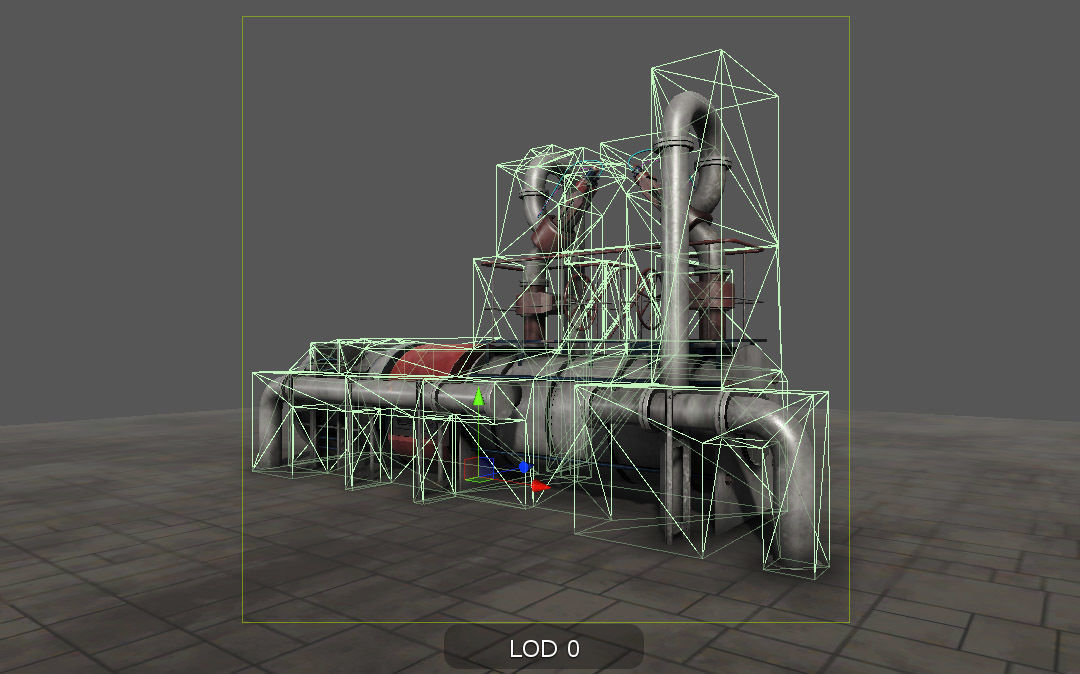 Machinery compartement devices for Unity 3D model_28