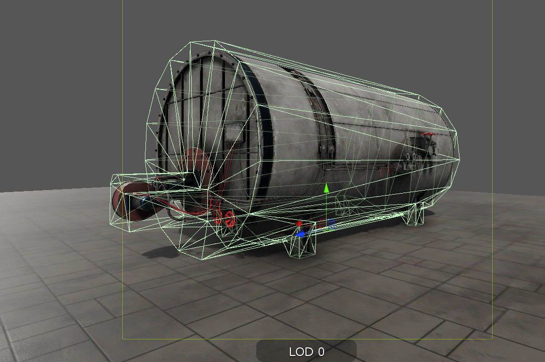 Machinery compartement devices for Unity 3D model_16