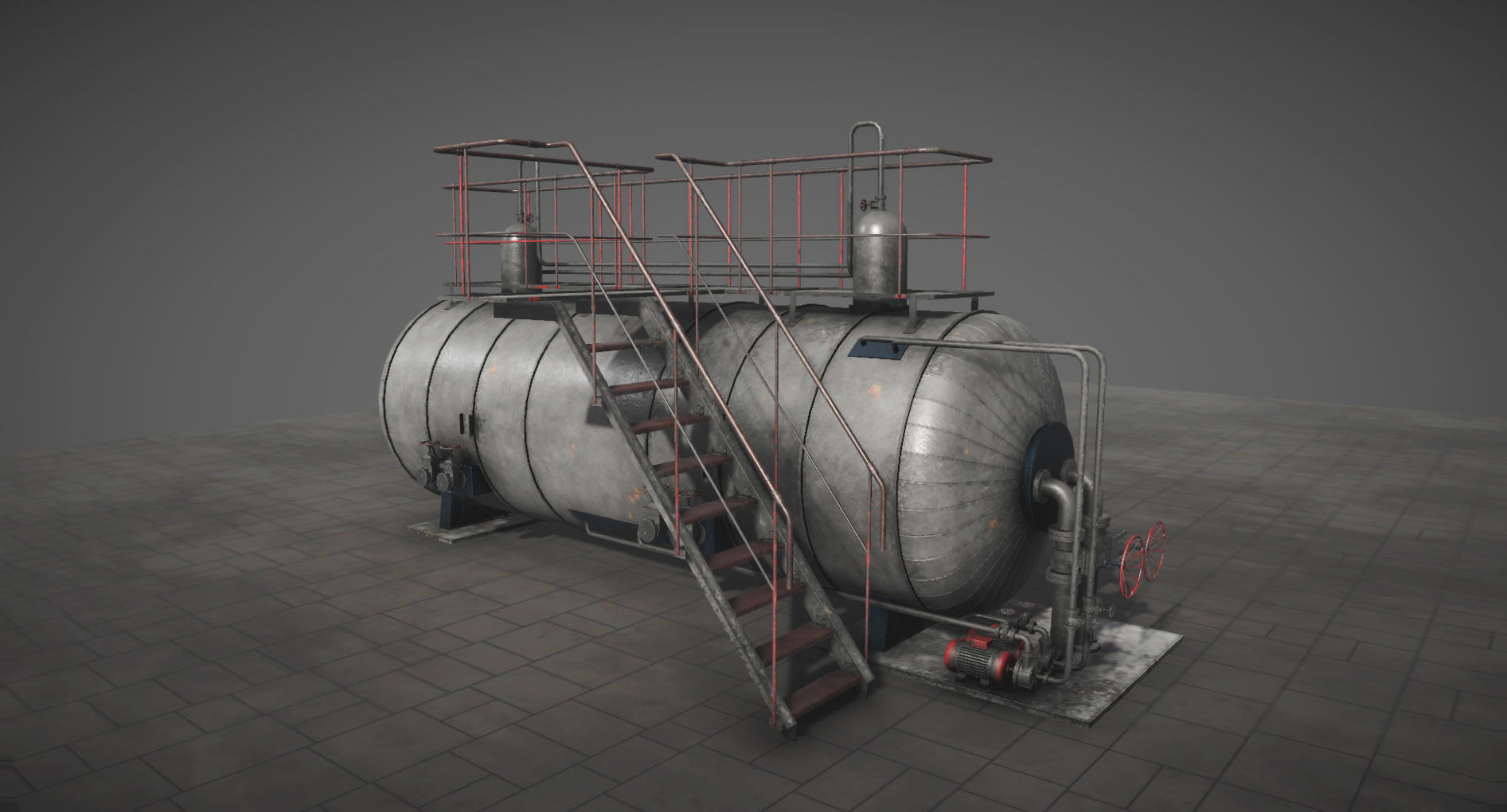 Machinery compartement devices for Unity 3D model_17