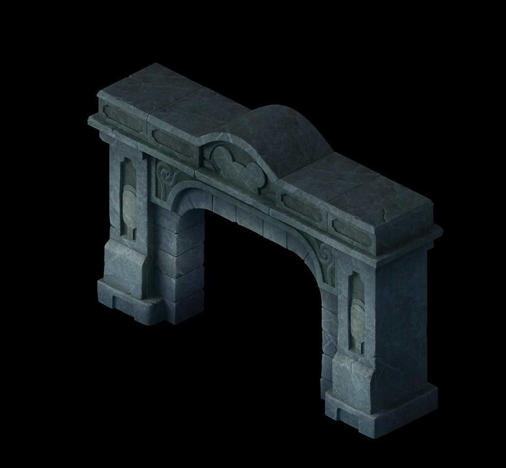 Game The Palace - Shimen 02 3D model_3