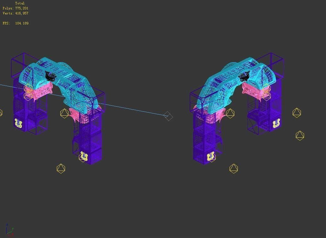 Game The Palace - Shimen 04 3D model_3