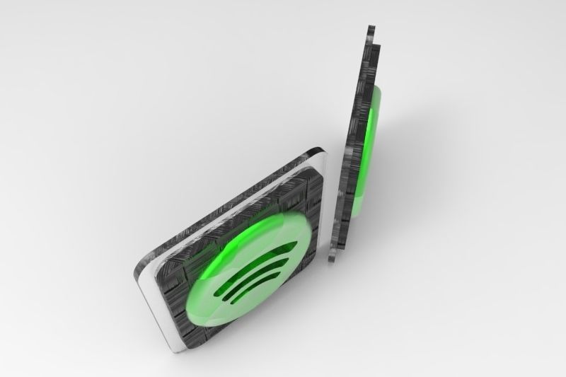 Sleep lamp concept -spotify edition 3D print model_5