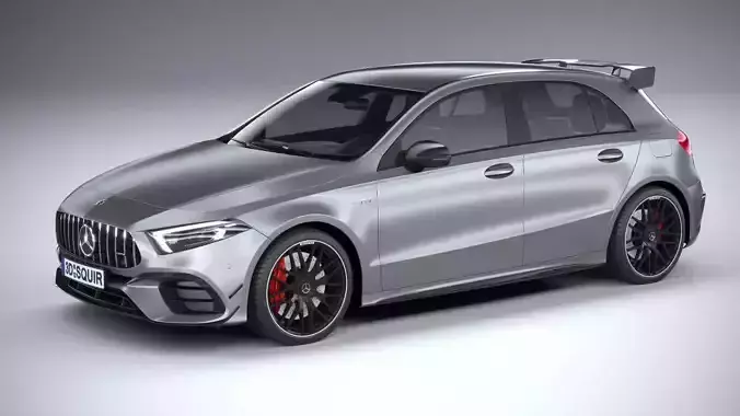 Mercedes-Benz A45 S AMG 2020 CoronaRender