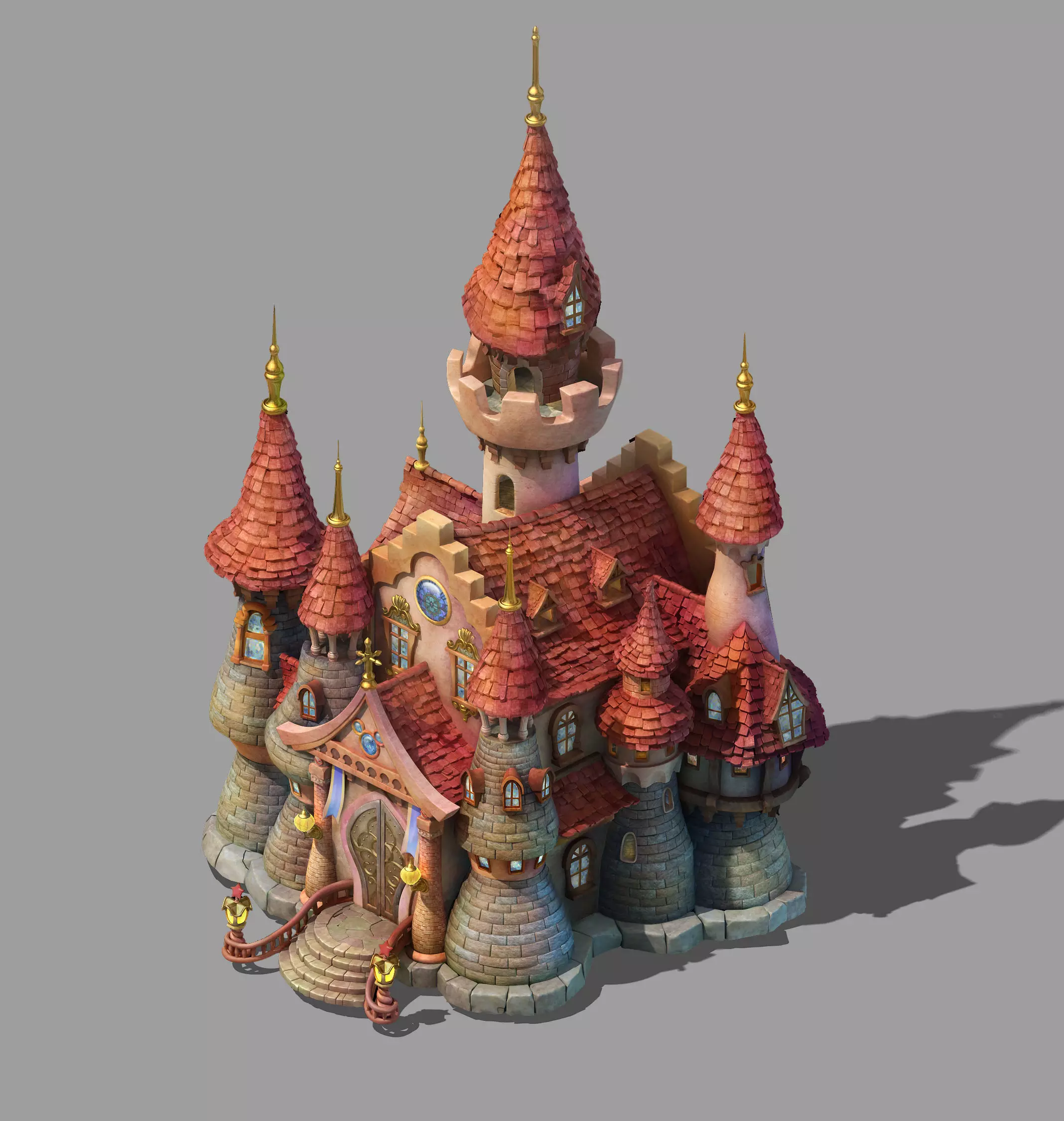 Game main city - Castle 20 3D model_0