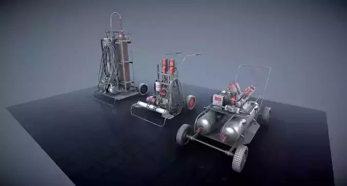 Portable machinery assets for Unity