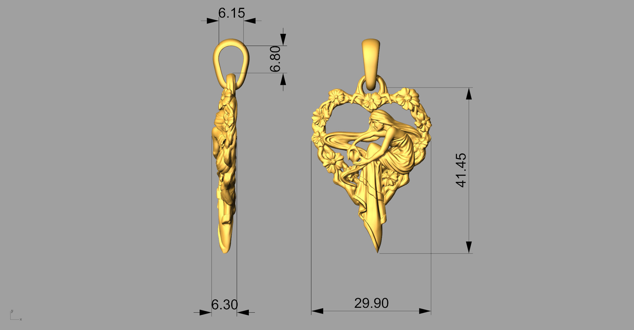 Gold N722 3D print model_6