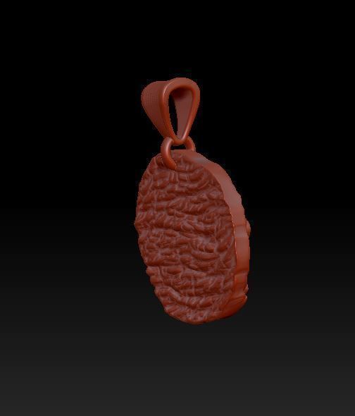 Horoscope Taurus pendant 3D print model_3
