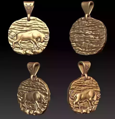 Horoscope Taurus pendant