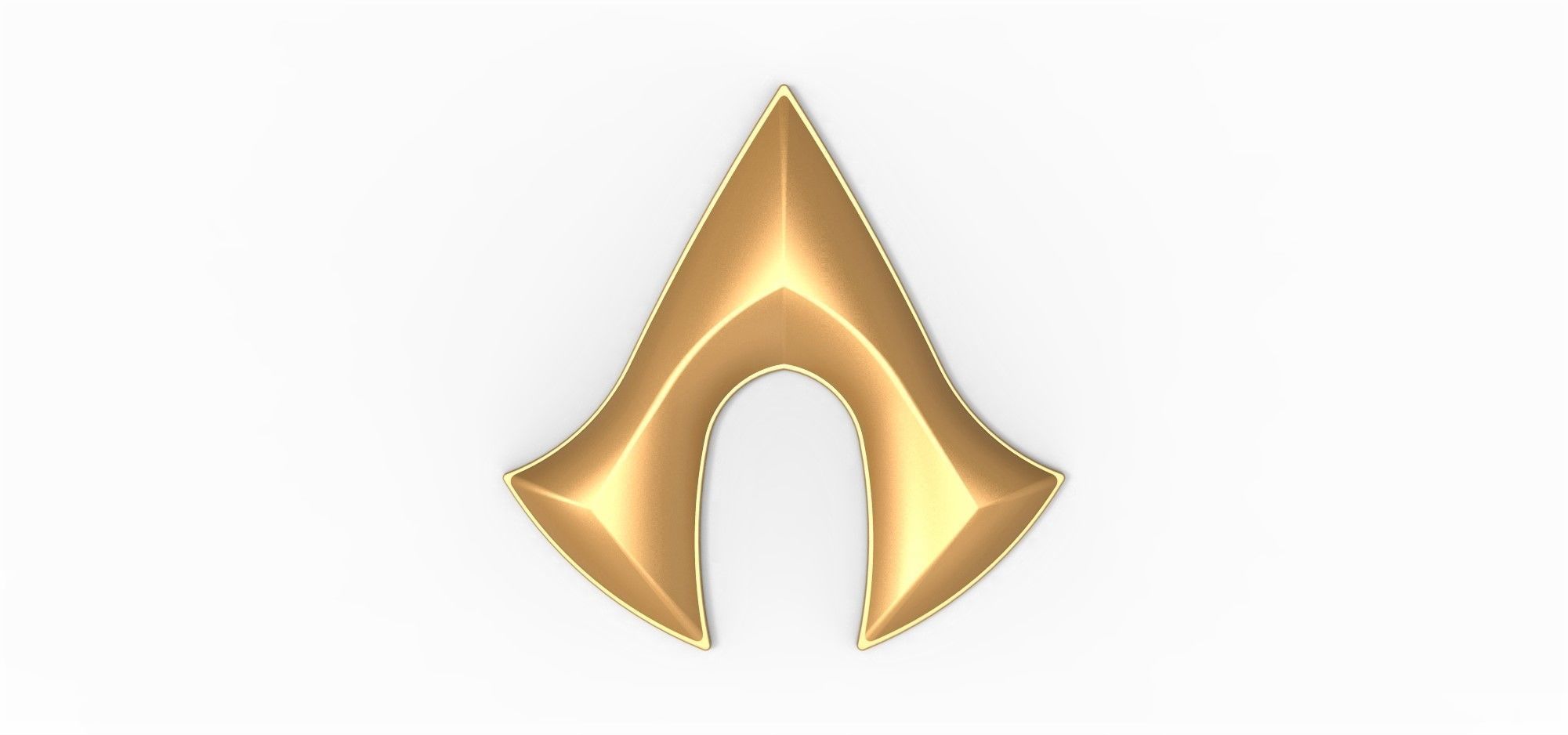 Cosplay Aqualad emblem from Titans 3D print model_2