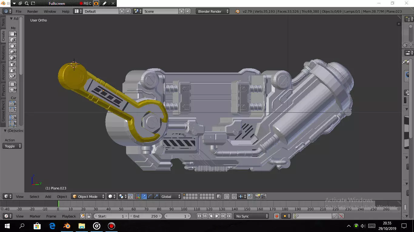 Sclash driver 3D model | CGTrader