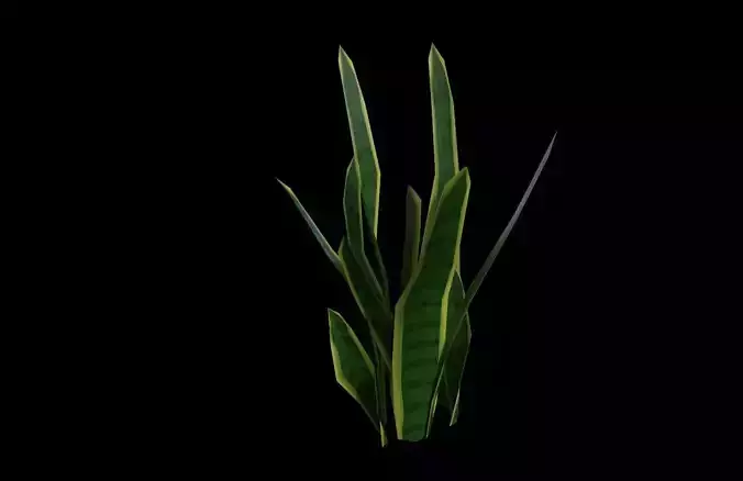  Snake Bird Plant 3D model