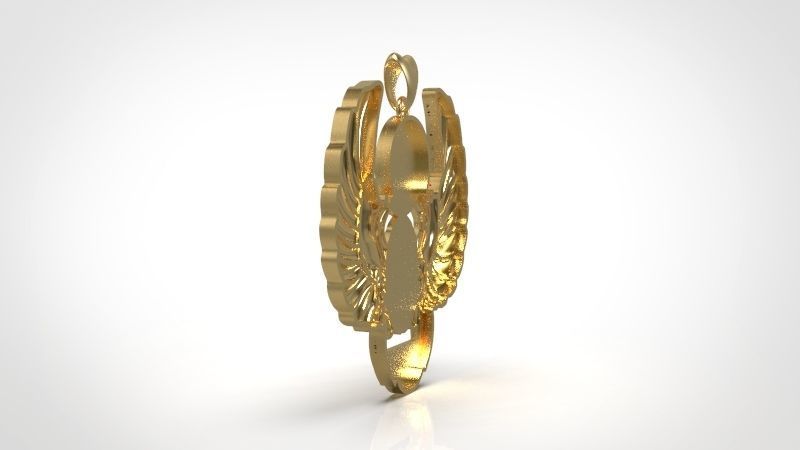 Ancient Pharaonic Scarab 3D print model_9