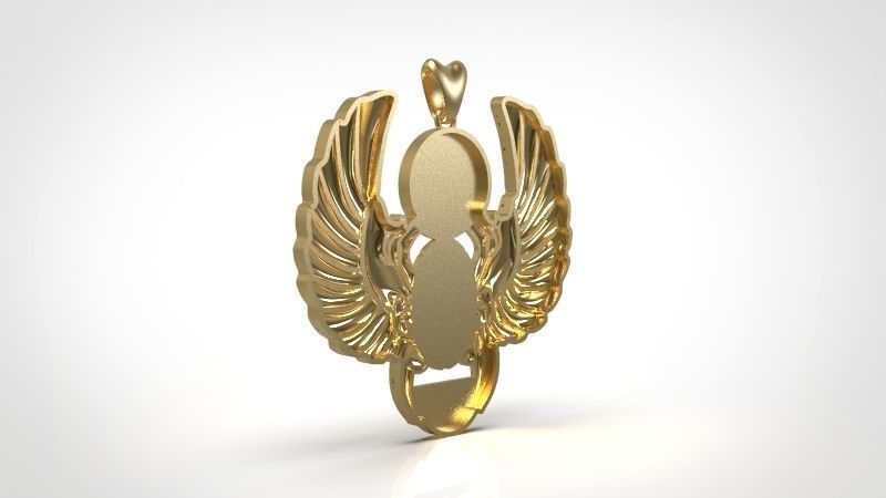 Ancient Pharaonic Scarab 3D print model_10