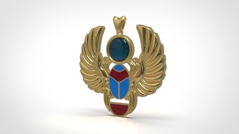 Ancient Pharaonic Scarab 3D print model_6