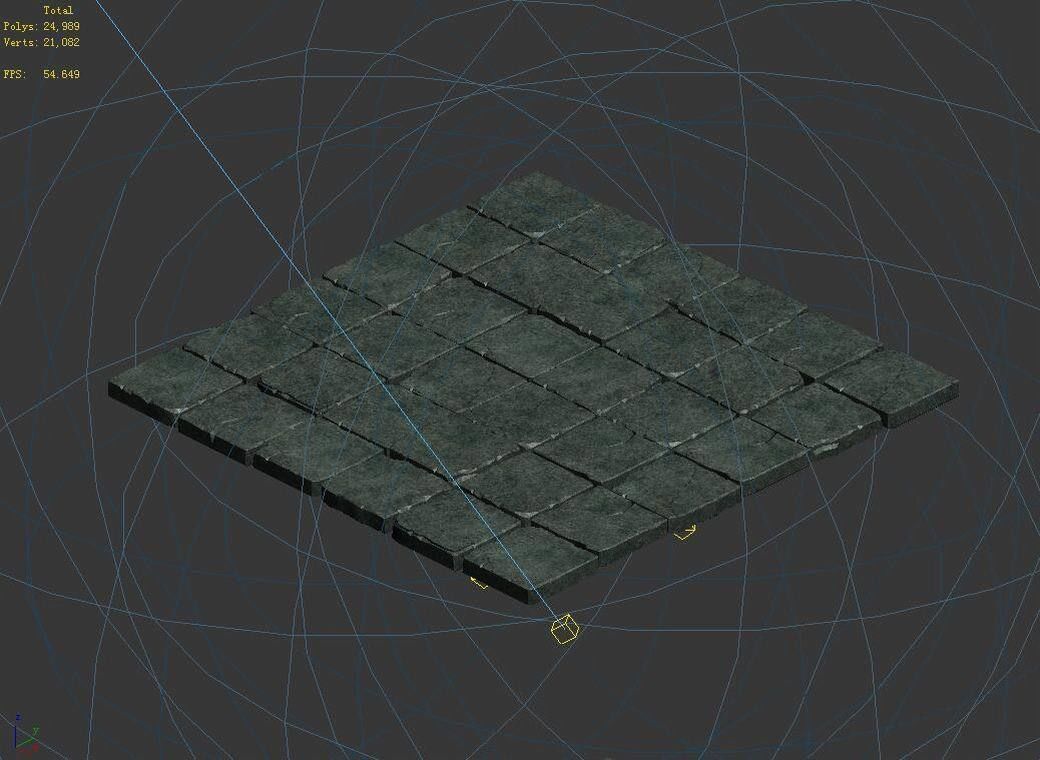 Game Underground Palace - Ground Palace Ground 01 3D model_4