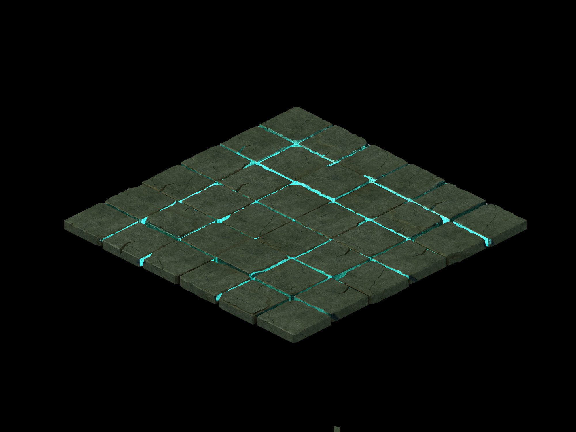 Game Underground Palace - Ground Palace Ground 01 3D model_1