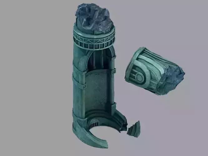 Game Underground Palace - Earth Palace Broken Column 01