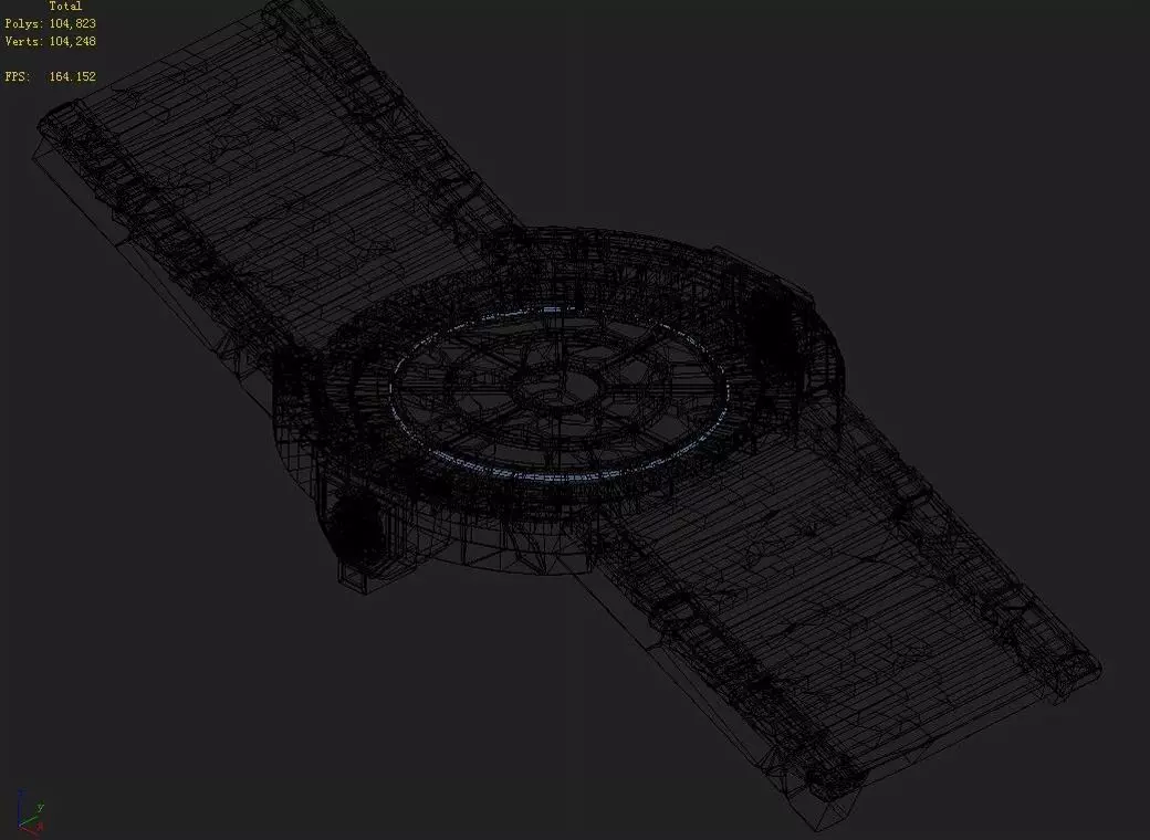 Game Underground Palace - Palace Passage 01 3D model_0