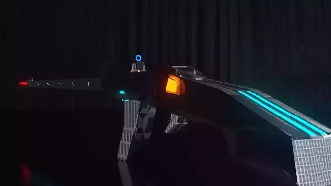 Tech Rifle Free 3D model