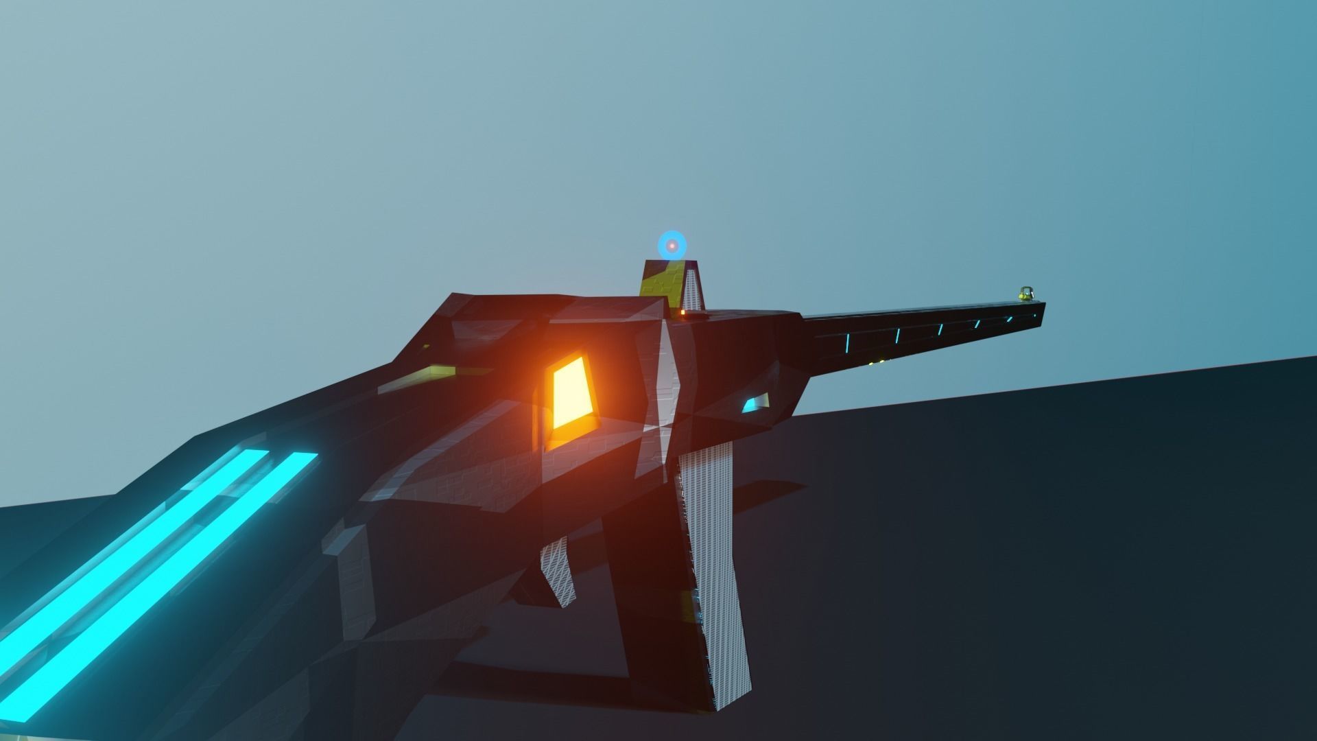 Tech Rifle Free 3D model_3