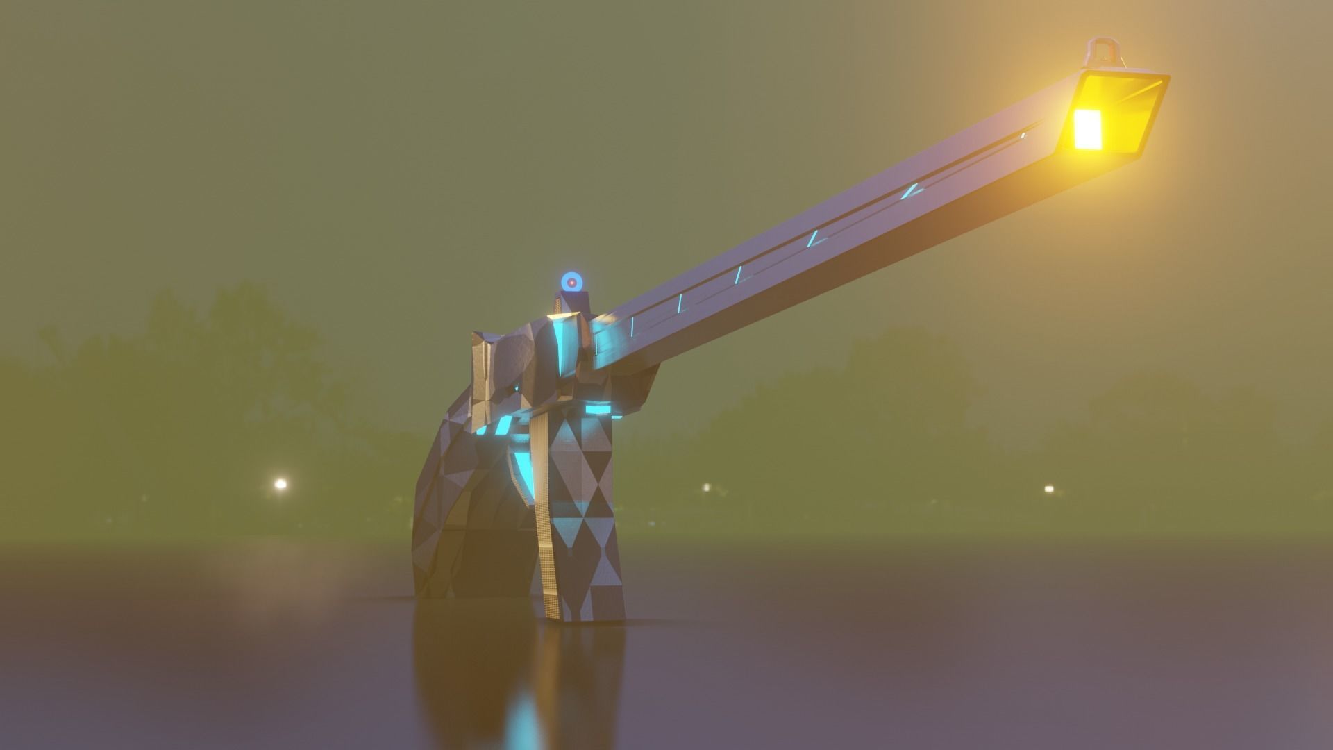 Tech Rifle Free 3D model_1